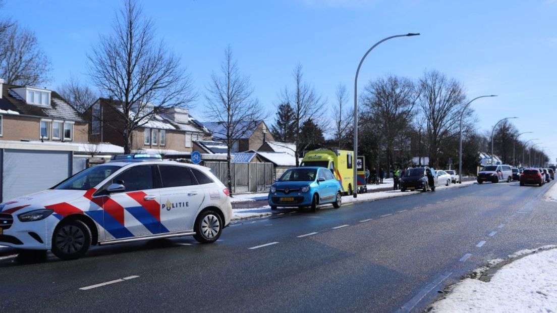 Auto's beschadigd bij kop-staartbotsing