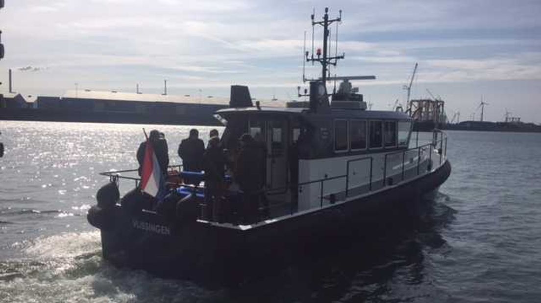 Peilboot North Sea Port gedoopt