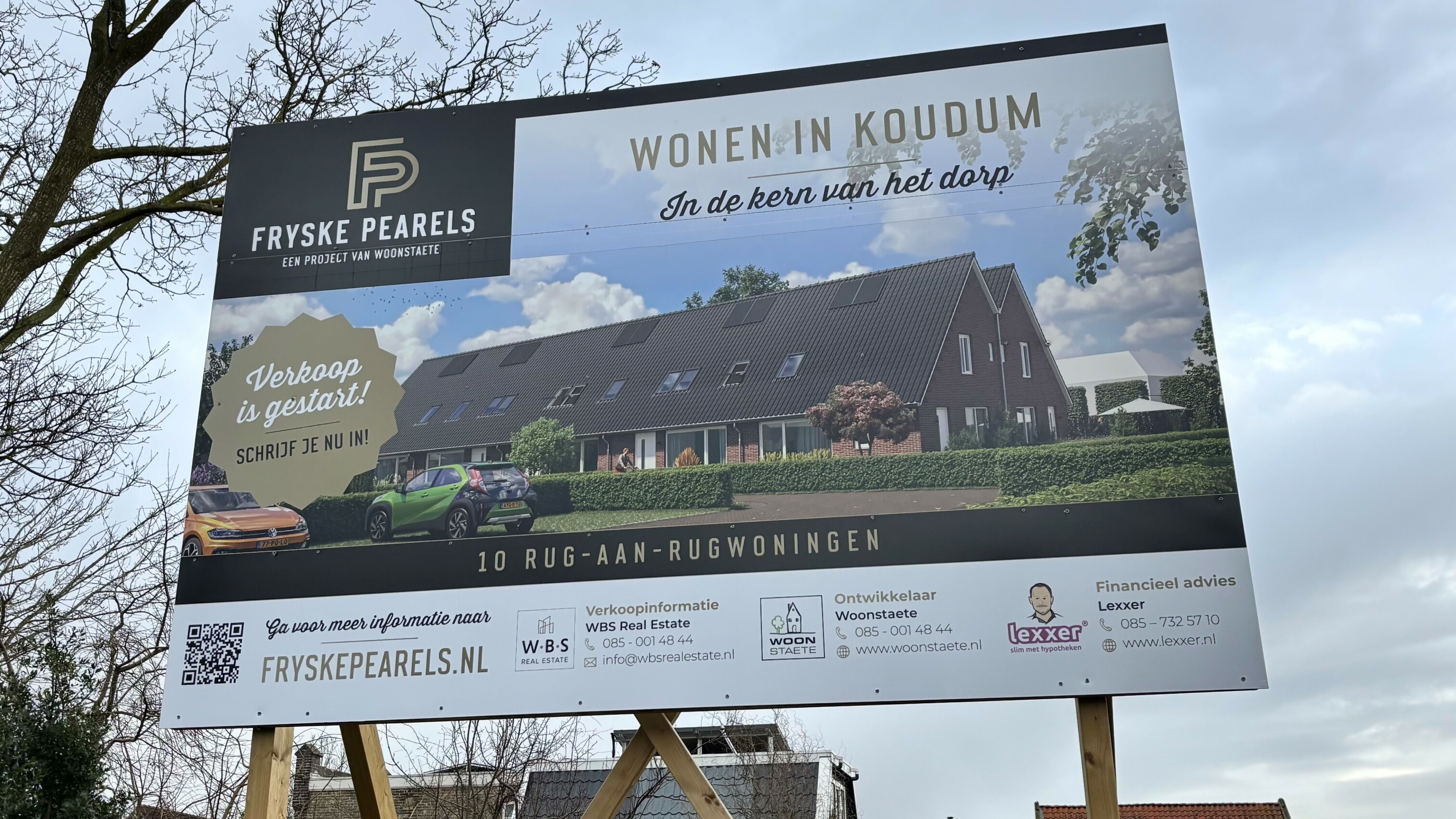 It bouprojekt midden yn Koudum wol mar net fan de grûn komme