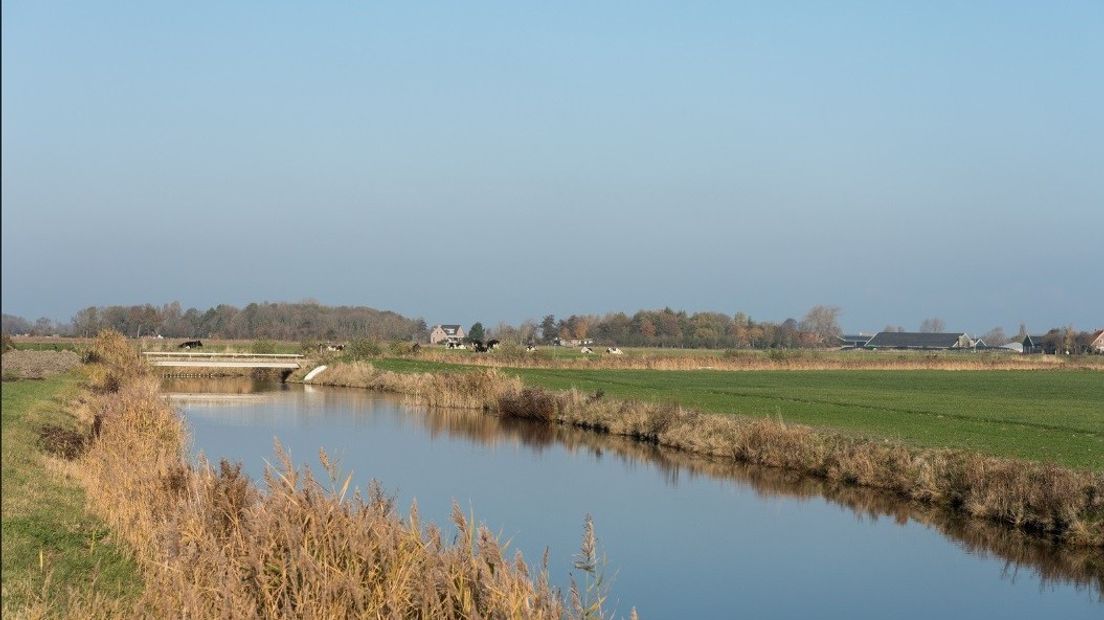 Fraai zonnig maar wat fris weer. Middelburgse watergang richting Veere