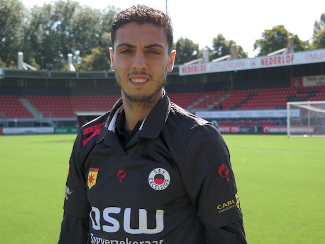 Hichem Faik in het shirt van Excelsior (Bron: clubwebsite Excelsior)