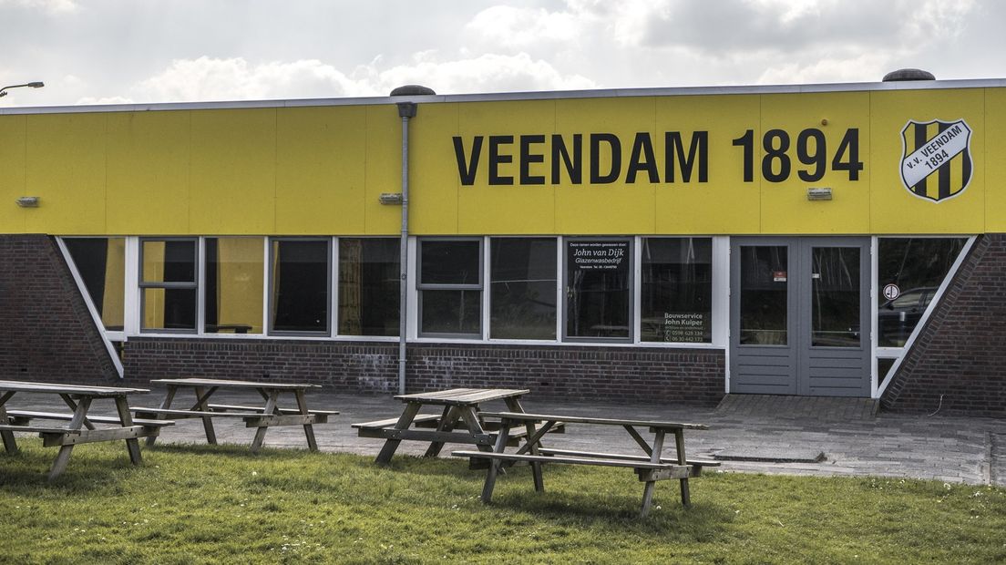 Het clubhuis van Veendam 1894