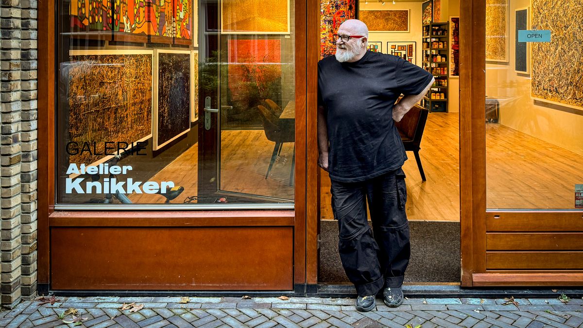 Zwolle neemt afscheid van kunstenaar Gerrit Knikker: 'Stoppen voelt angstig'