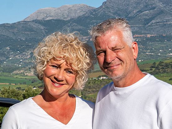 Marco en Annet fan De Jouwer hienen harren nocht en crosse no troch Spanje