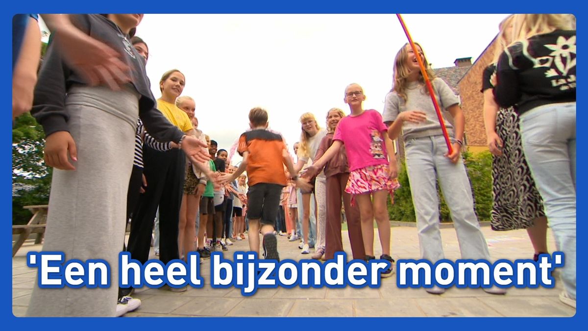 Groep 8 neemt afscheid van De Regenboog in Bedum