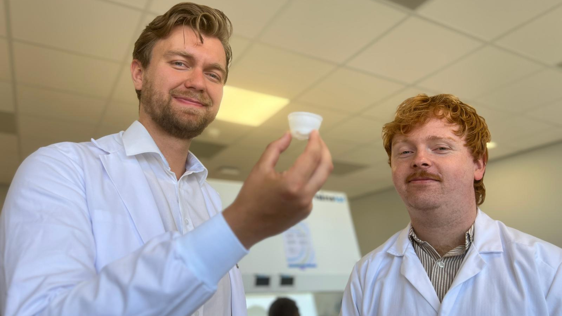 De Rotterdamse Joram Boumans (L) en Jason Smit (R).