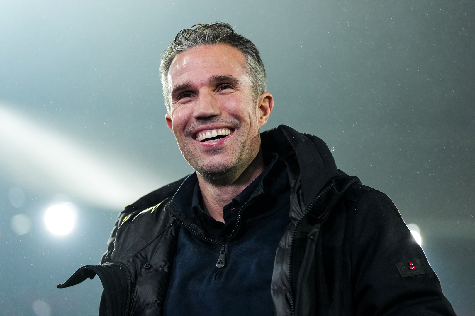 Robin van Persie tijdens een wedstrijd van Feyenoord