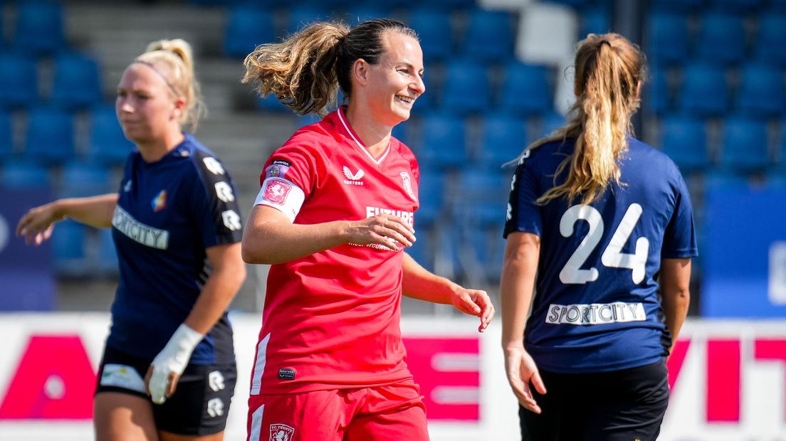 Renate Jansen na haar treffer