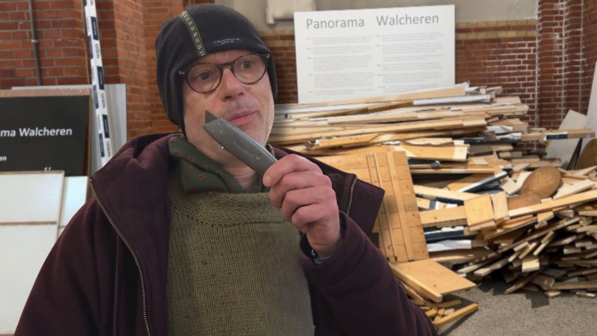 Doeken Panorama Walcheren kapotgesneden: 'Wie dit heeft gedaan moet zich kapot schamen'