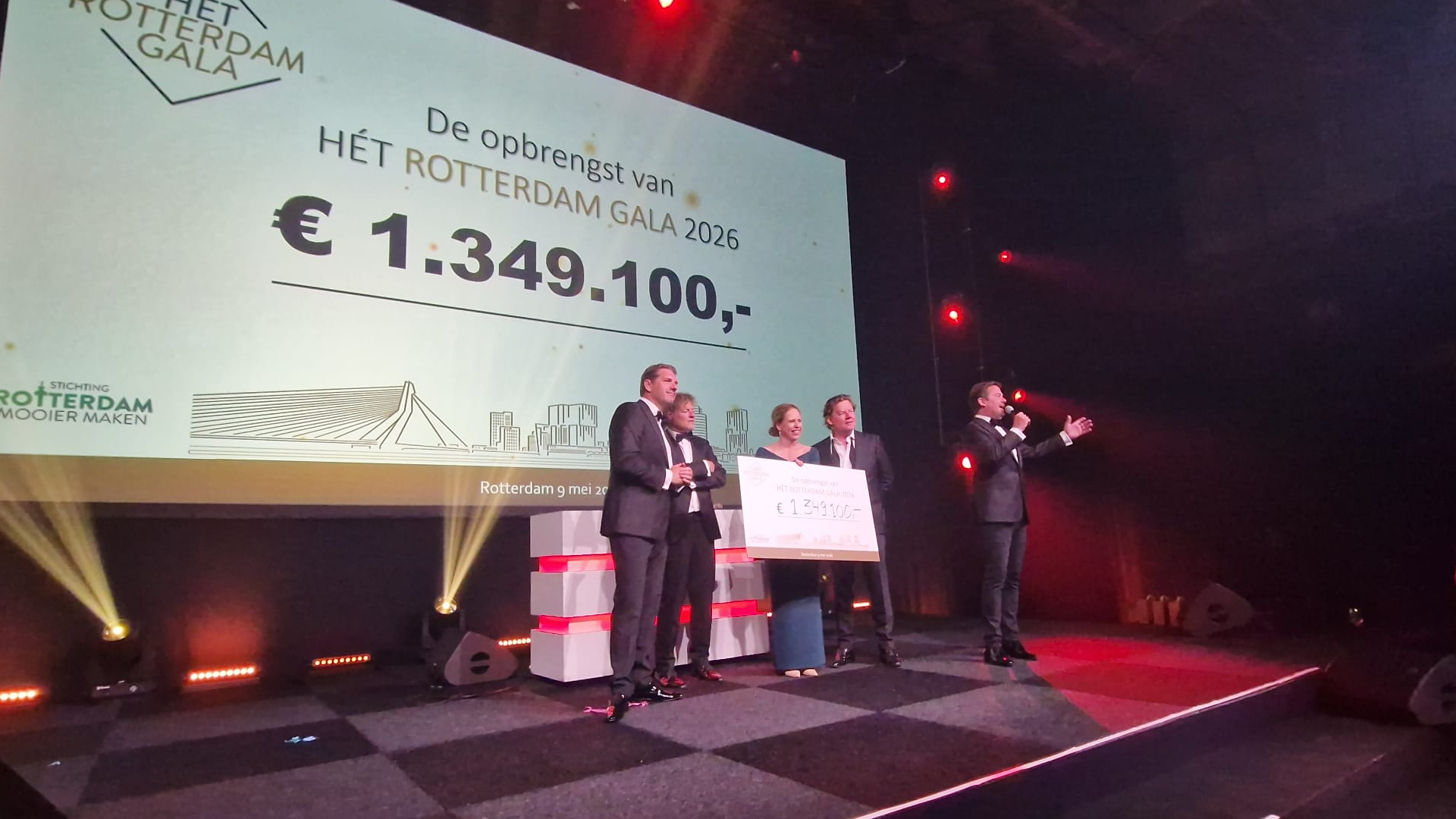 Er is meer dan 1 miljoen euro ingezameld.