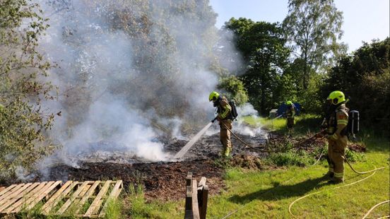 Brand op terrein bij woonlocatie Leger Des Heils