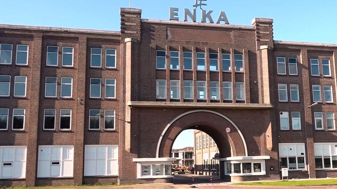 De oude Enka-fabriek in Ede.