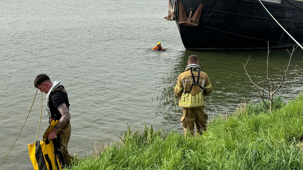 Man overleden na val van vrachtschip in haven Maasbracht