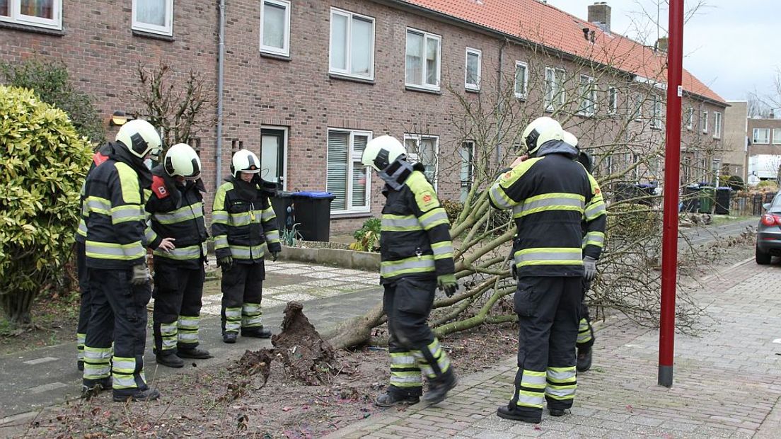 Stormschade Wijnesteijnstraat Nieuwegein.