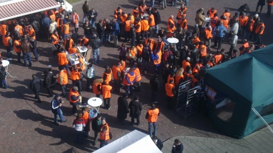 Stakende schoonmakers in Arnhem