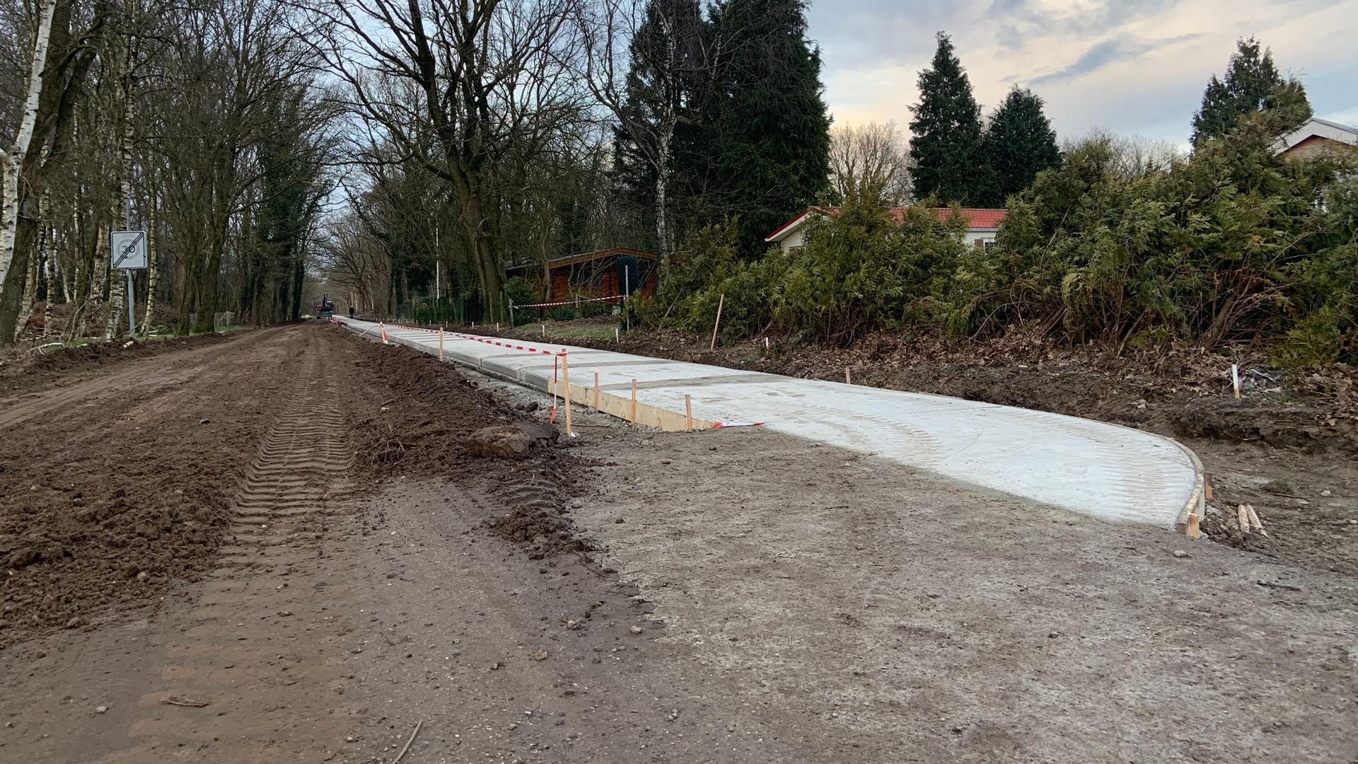 Het betonnen fietspad maakte veel reacties los