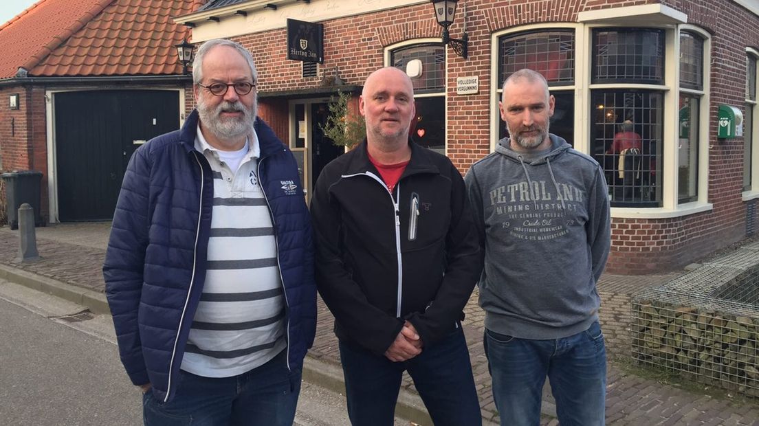 Stichtingbestuurders Abel Nieveen, Erik Wildeman en Frans Meijer (vlnr)