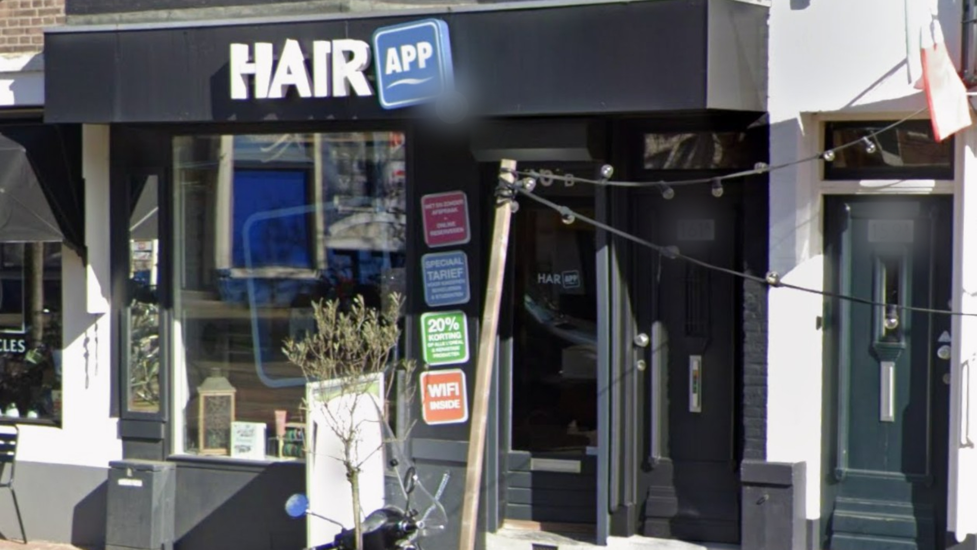 Het filiaal van Hair App in Rotterdam-Kralingen.