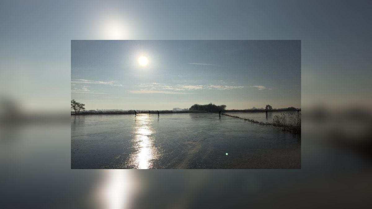 Waaghalzen op de Wolwarren bij Oudega: 