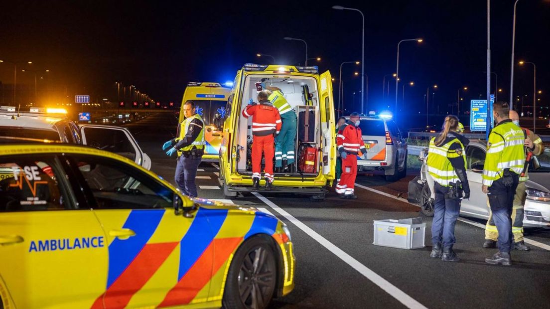 Afwikkeling ernstig ongeluk op snelweg A4 bij Hoofddorp