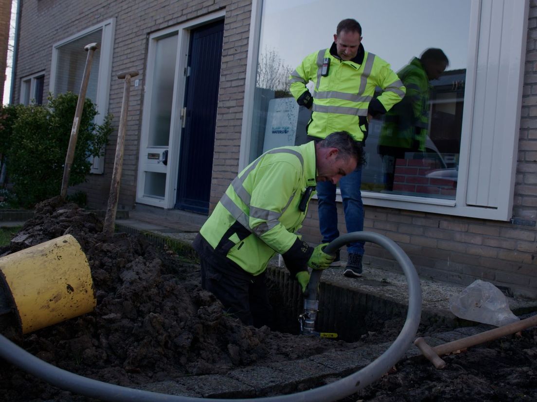 Werkzaamheden bij het inspiratiehuis om de omschakeling naar waterstof mogelijk te maken