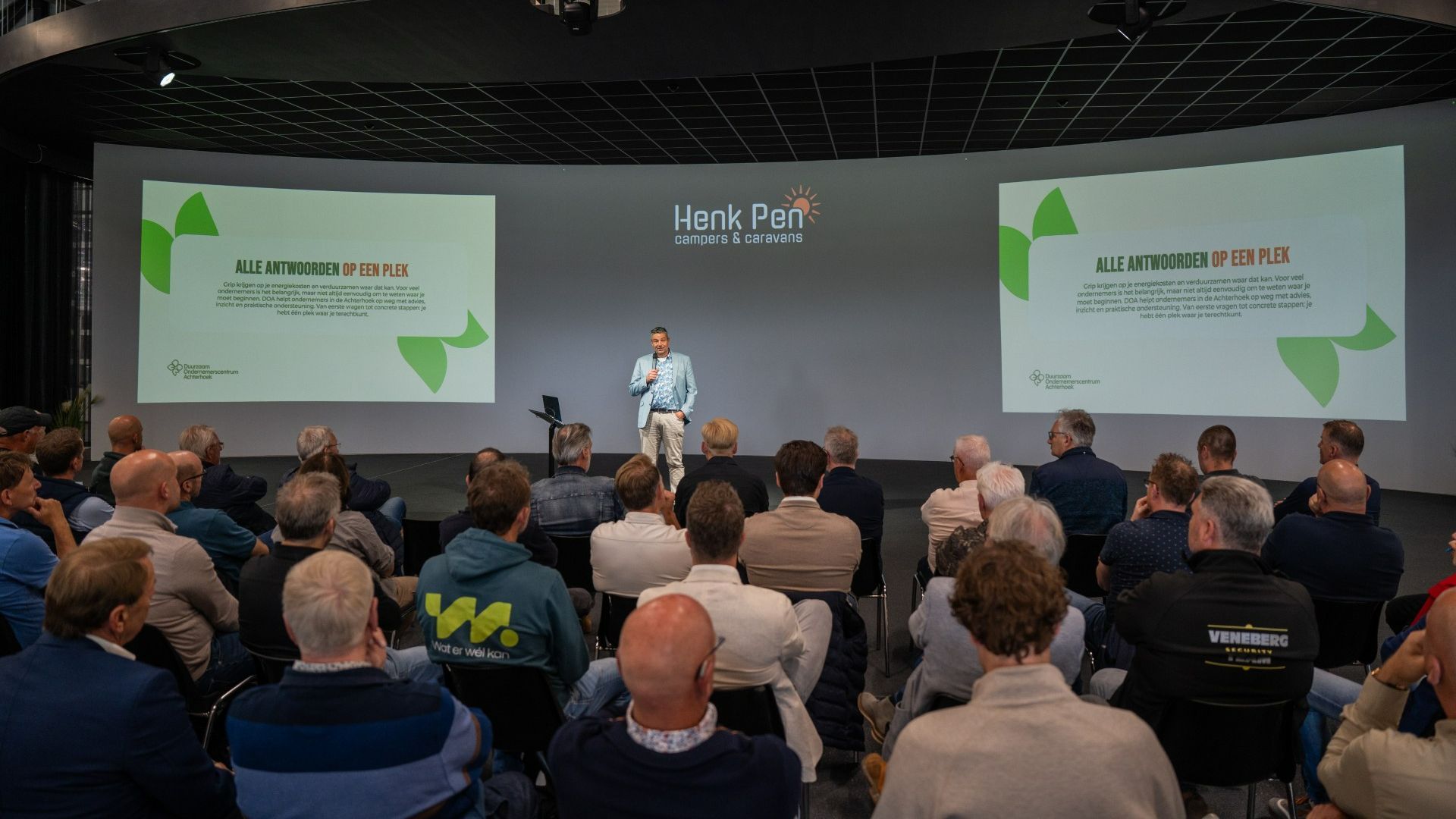 Geslaagde DOA-bijeenkomst bij duurzaam bedrijfspand van Henk Pen in Groenlo.