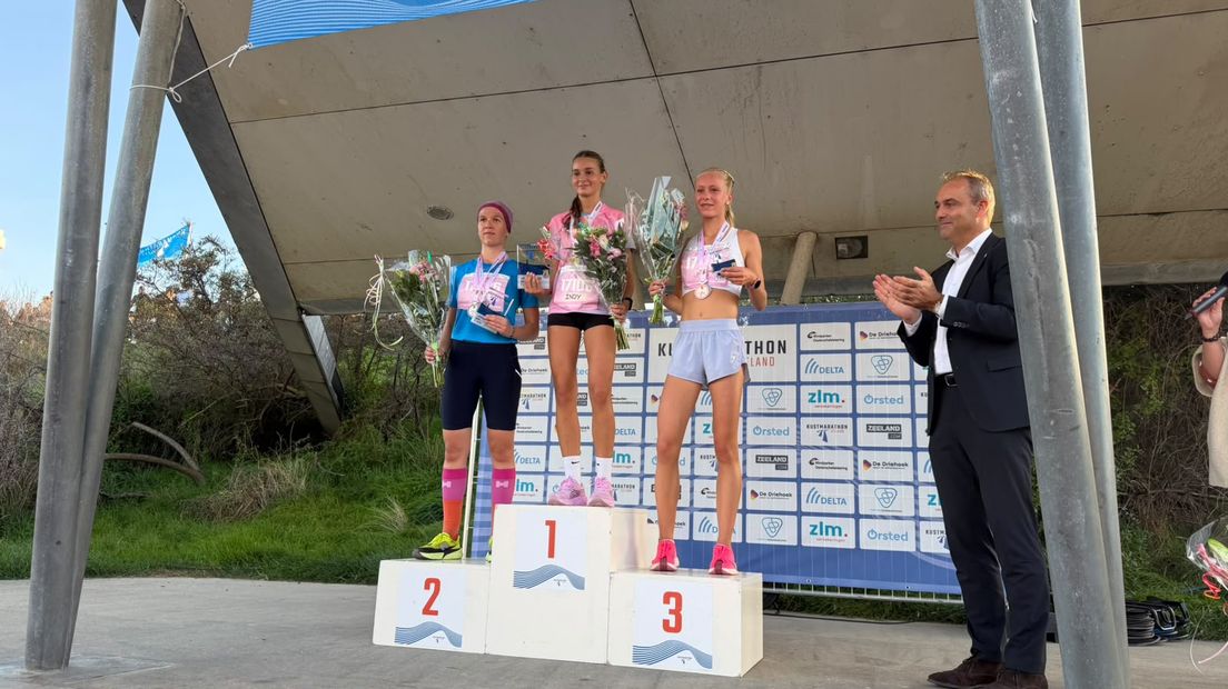 De top drie van de Ladiesrun