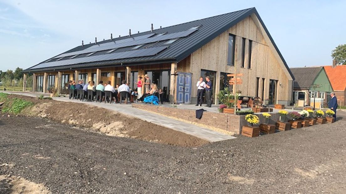 Het nieuwe appartementencomplex van de stichting Het 8ste Werk, met gezamenlijke verblijfsruimte