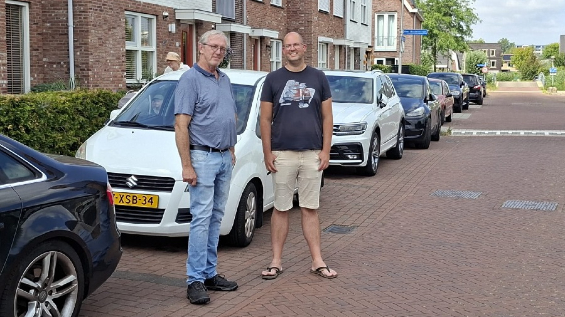 Erik Sipkes en Dennis Figge in de Max Euwesingel