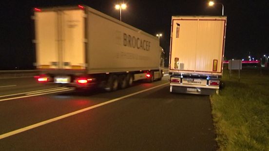 Gevaarlijke situaties door tekort aan parkeerplaatsen voor truckchauffeurs