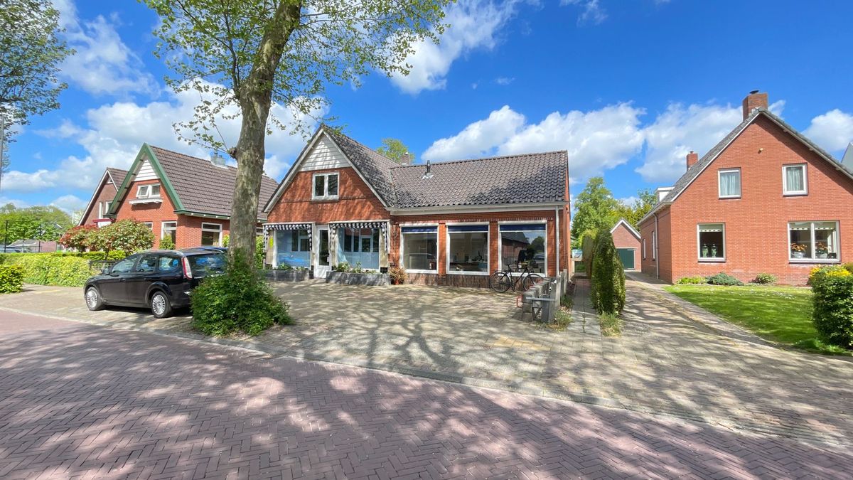 Terras bij nieuwe taartenzaak in Peize maakt weinig kans