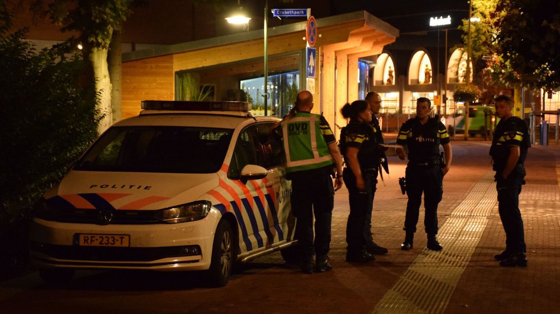 De politie sloot de omgeving van het station Gouda af