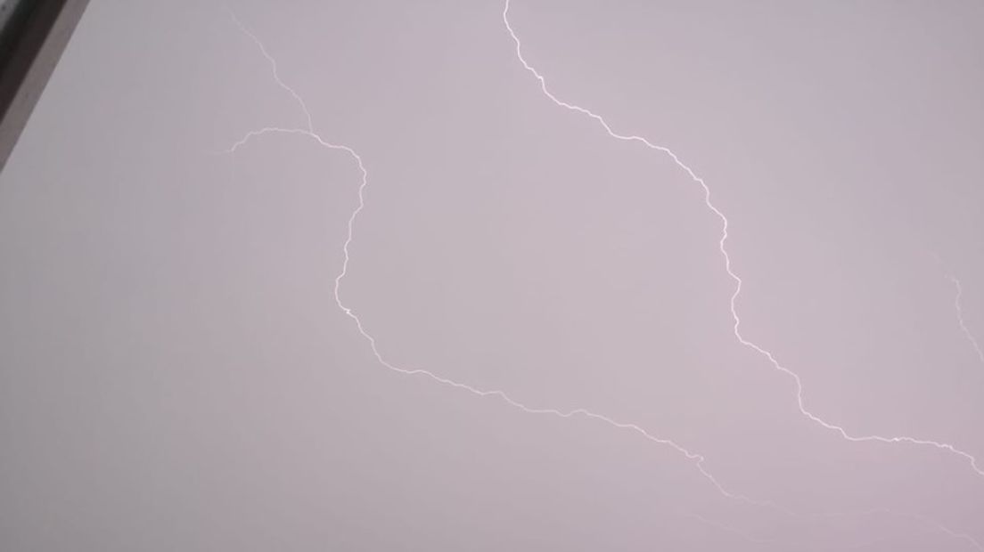 Bliksem boven Vlissingen