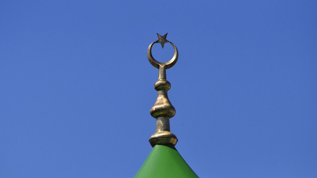 Een minaret van een moskee