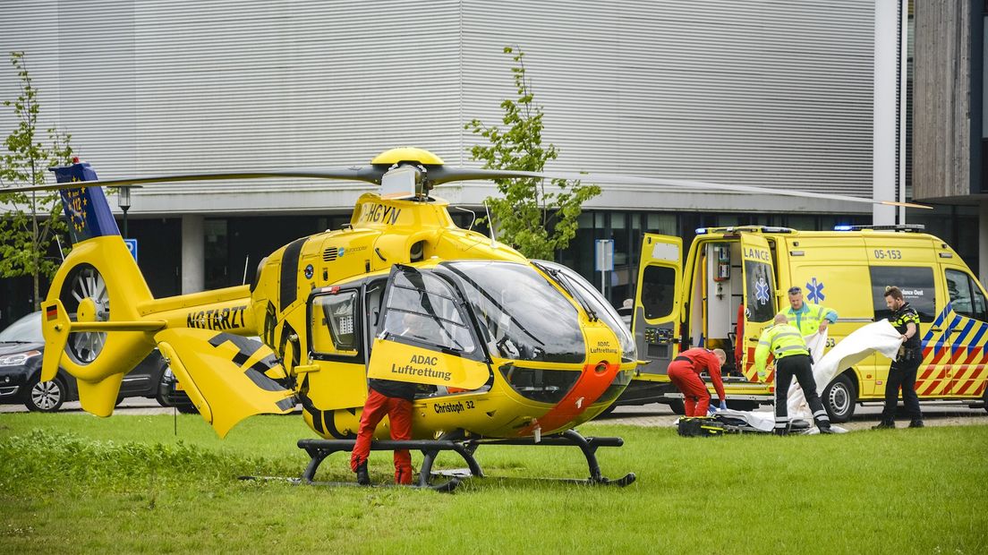 Traumahelikopter ingezet bij ongeluk in Vroomshoop