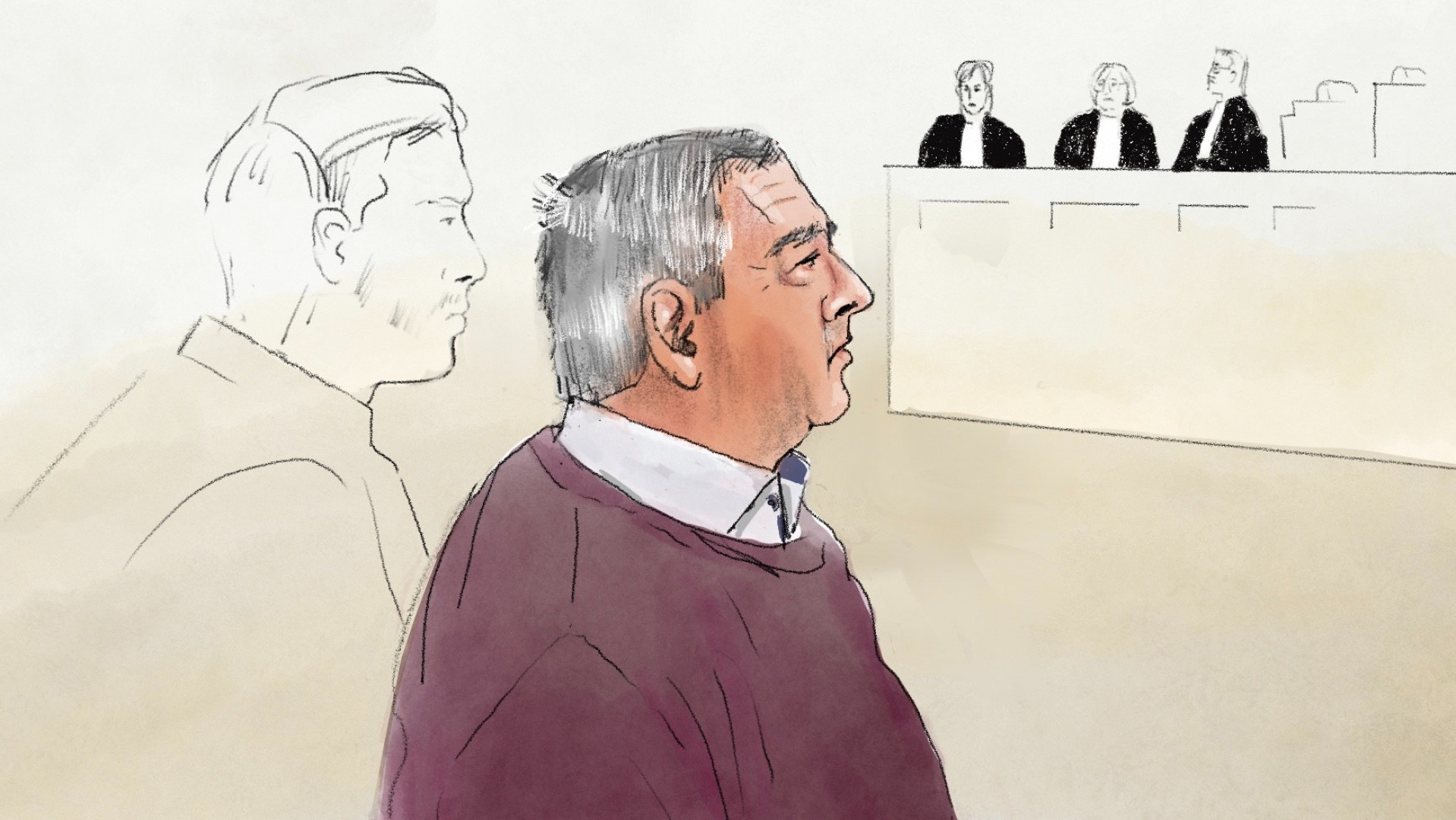 Verdachte Albert van der Z. in de Haagse rechtbank