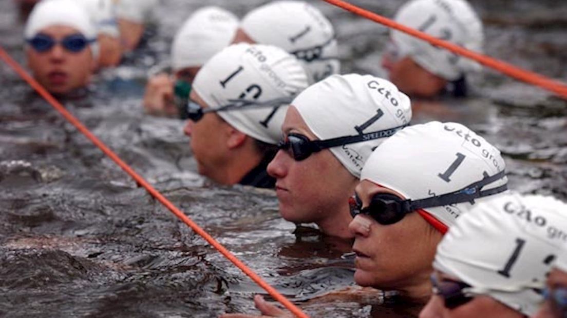 Zwemonderdeel van de Triathlon