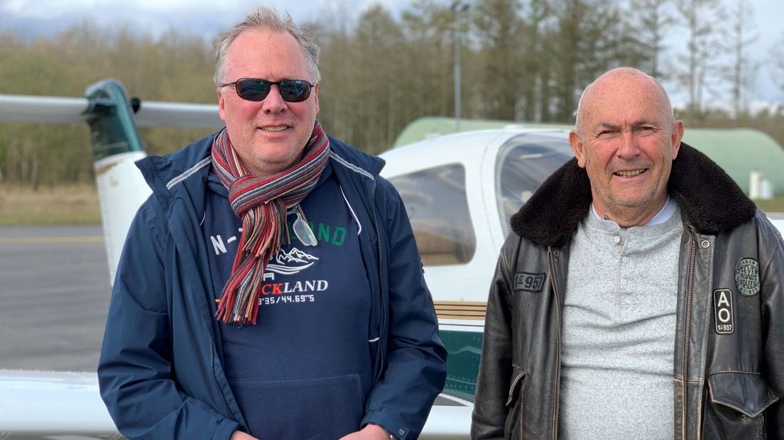Andy van Veen en Paul van den Berg vlogen tot nu toe niet vaak naar Twente Airport