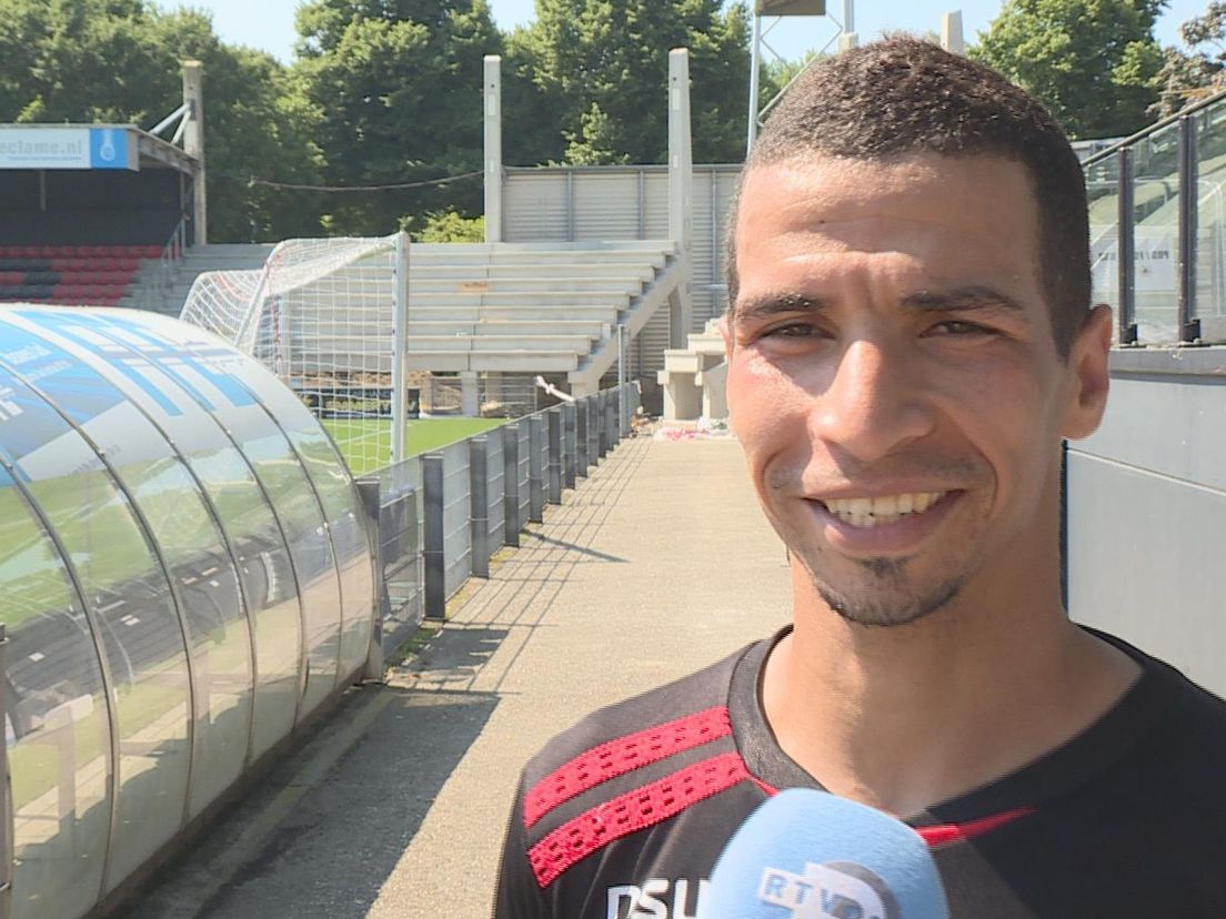 Anouar Hadouir trainde vandaag voor het eerst mee met Excelsior