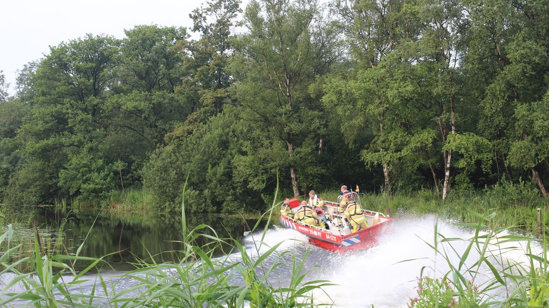 Rietveld in brand bij Giethoorn