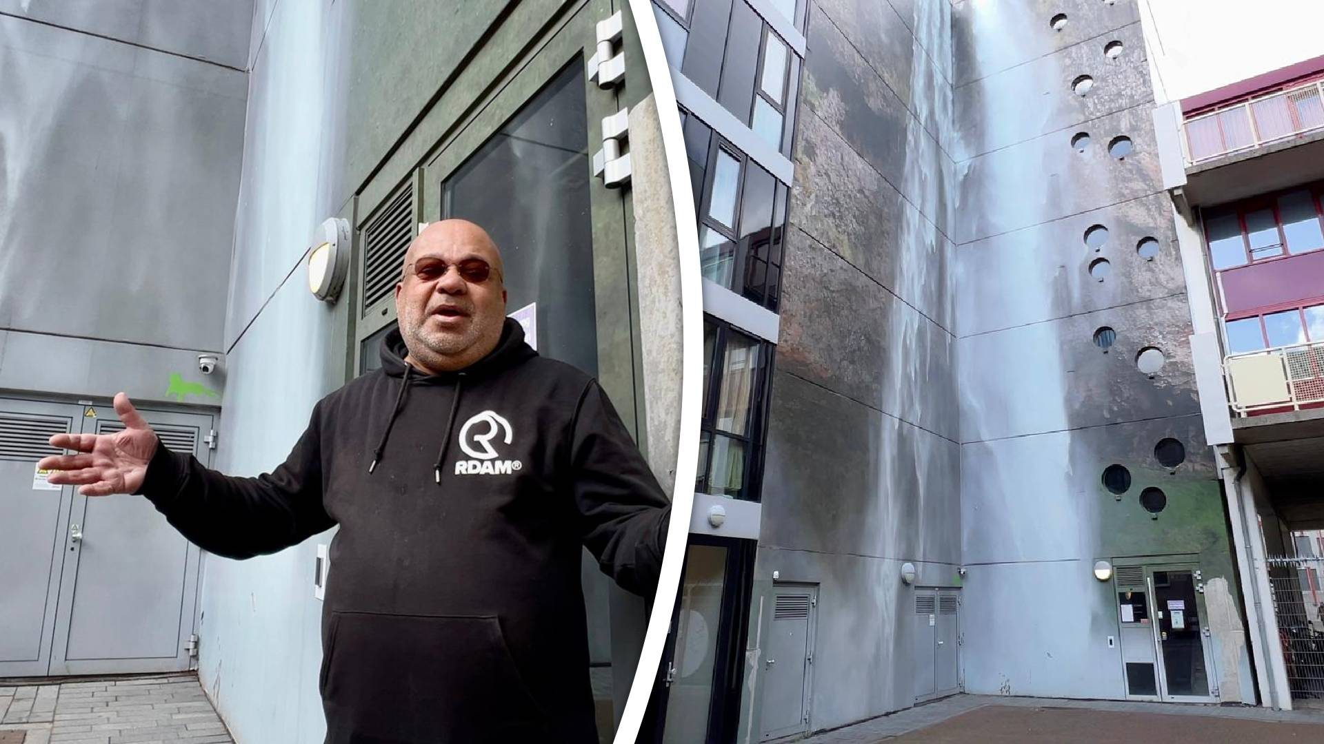 Kunstwerk op muur houdt gemoederen in deze flat flink bezig: 'Het is gewoon kapitaalvernietiging'