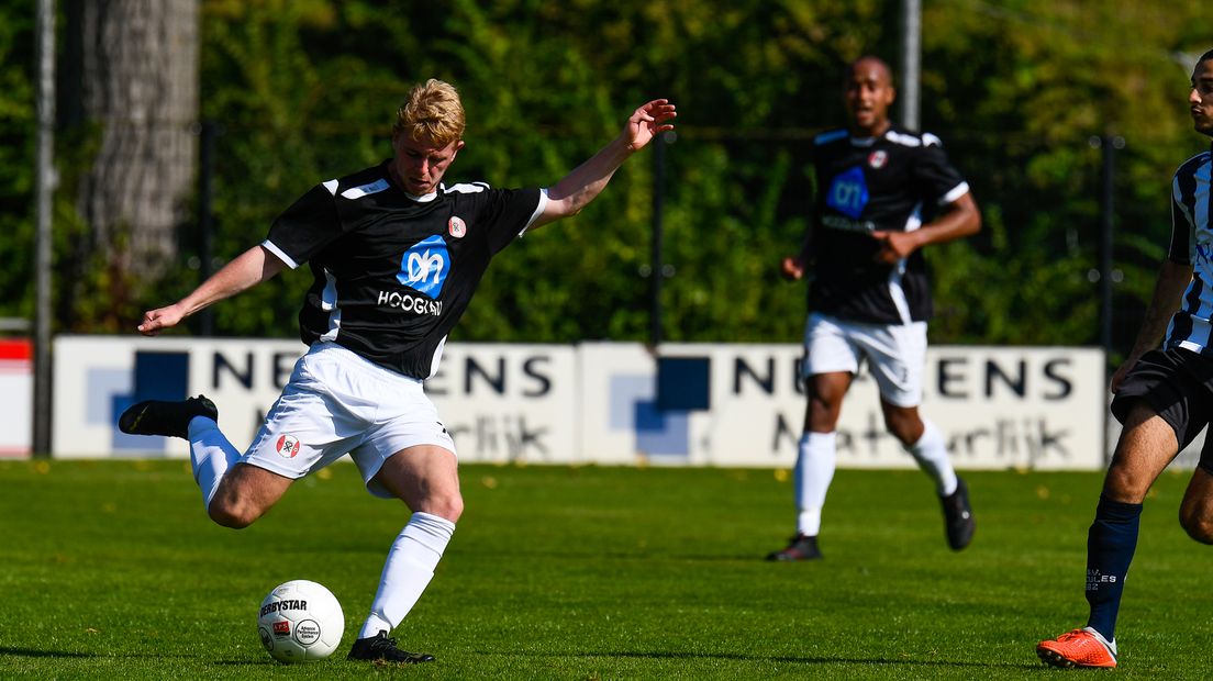 Martijn Koelewijn, één van de vele blessuregevallen bij Hoogland