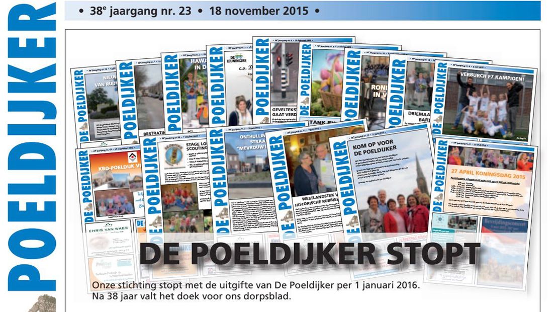 Krant De Poeldijker stopt