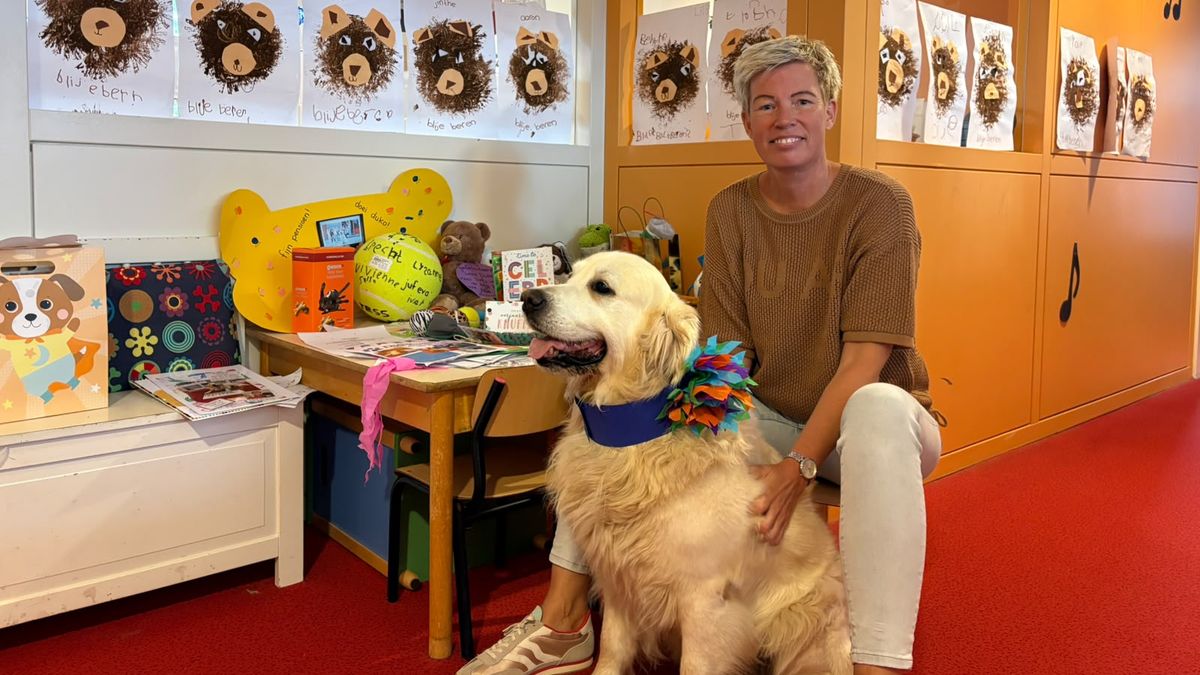 Franeker schoolhond Duko gaat na tien jaar met pensioen
