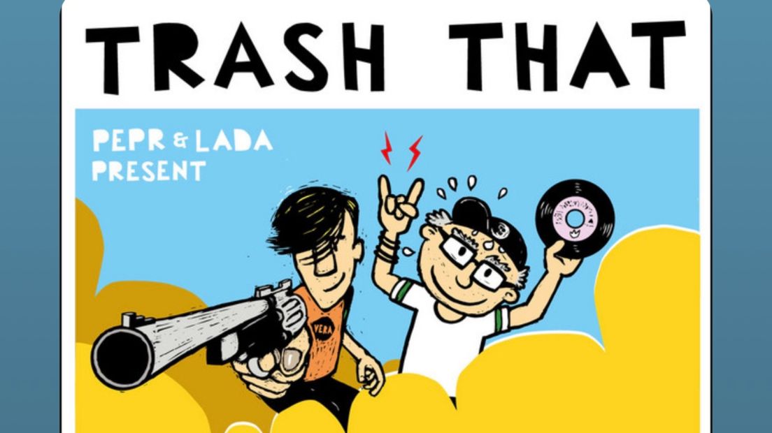 Logo van de Trash That Podcast