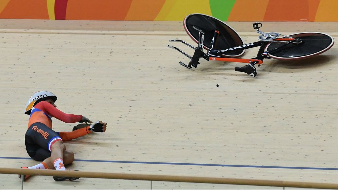 Joost van der Burg valt op de Olympische Spelen in Rio. 