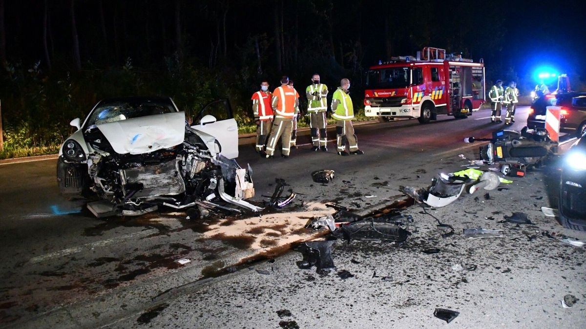 Zeeuwse motoragent zwaargewond na frontale botsing net over de grens in België