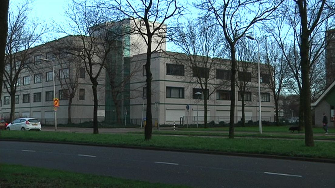 De plek in Overvecht waar 400 asielzoekers worden ondergebracht.