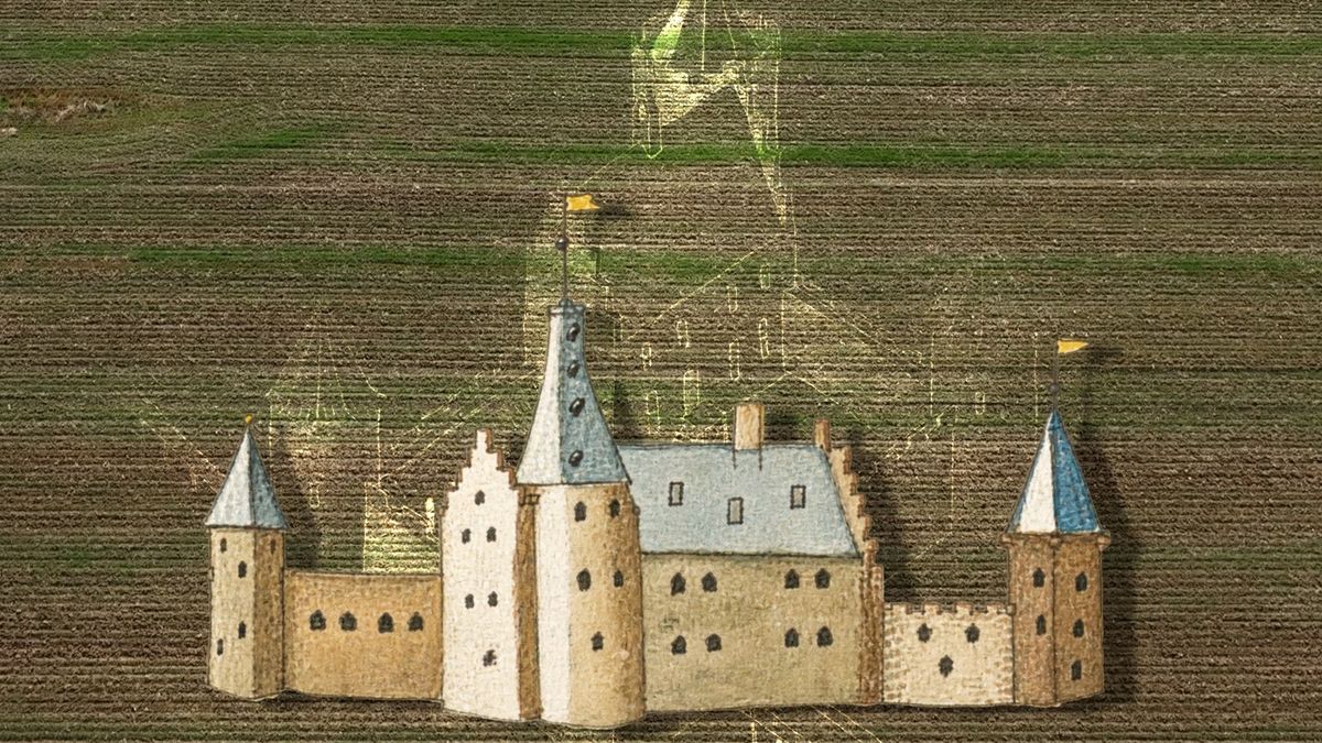 Wat ligt er nog onder de grond van het verdwenen kasteel van Kekerdom?