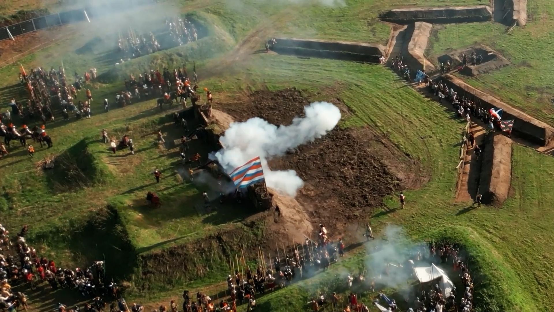 De Slag om Grolle in dronebeeld